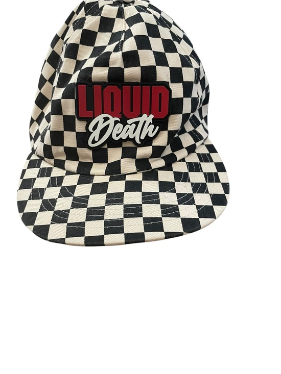 Liquid Death Accessories - Liquid Death Checkerboard Cap EUC